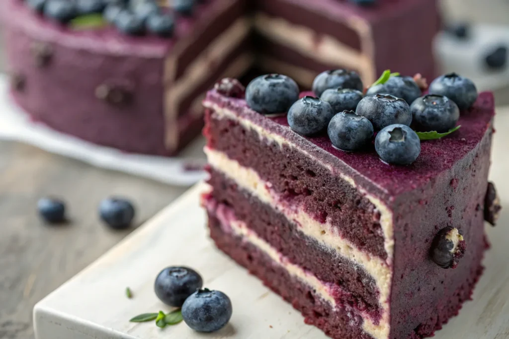 10 Stunning Blueberry Velvet Cake