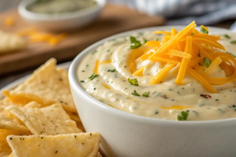 5-Minute Cheddar Ranch Dip