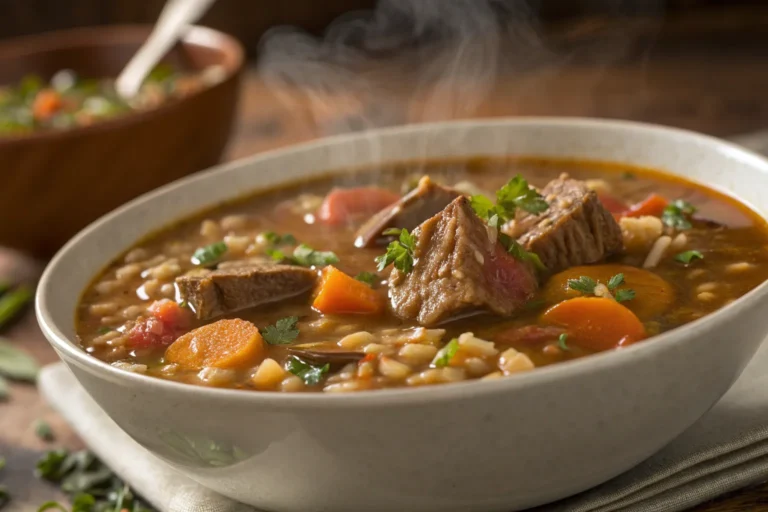 Beef Barley Soup Classic