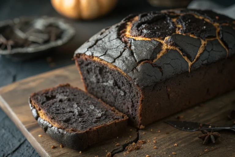 Black Halloween Brimstone Bread