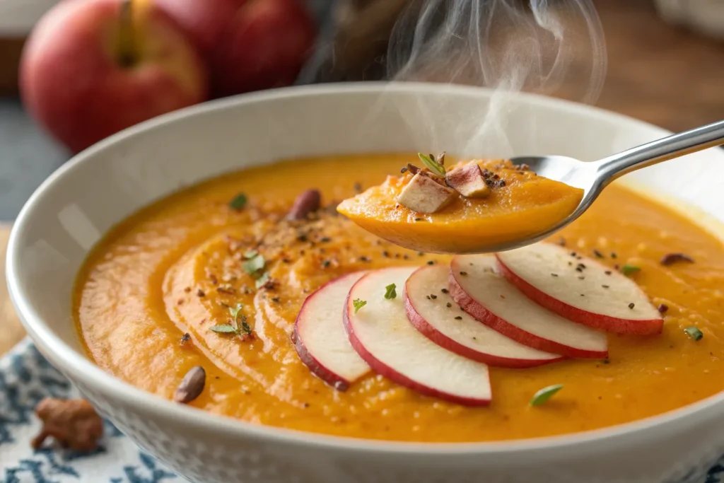 Butternut Squash Soup with Apple