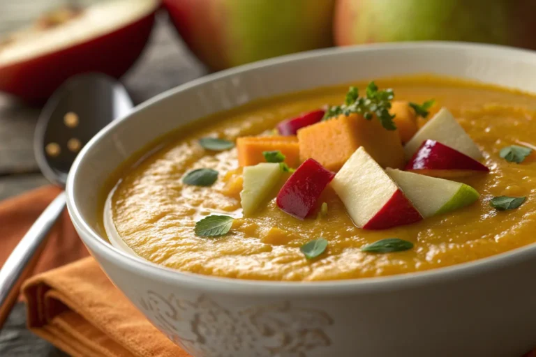 Butternut Squash Soup with Apple