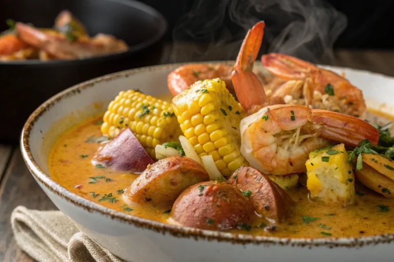 Cajun Seafood Boil with Garlic Butter Sauce