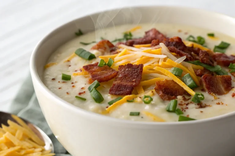 Comforting Loaded Baked Potato Soup