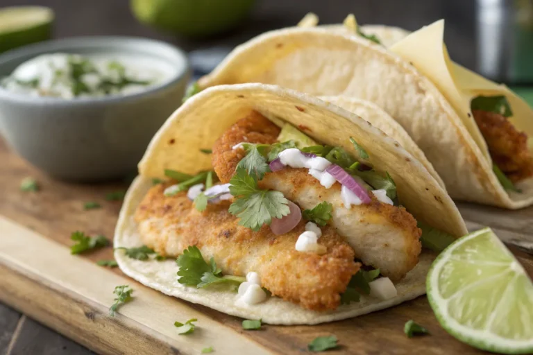 Crispy Fish Tacos – Easy Fish Recipe Dinner Idea