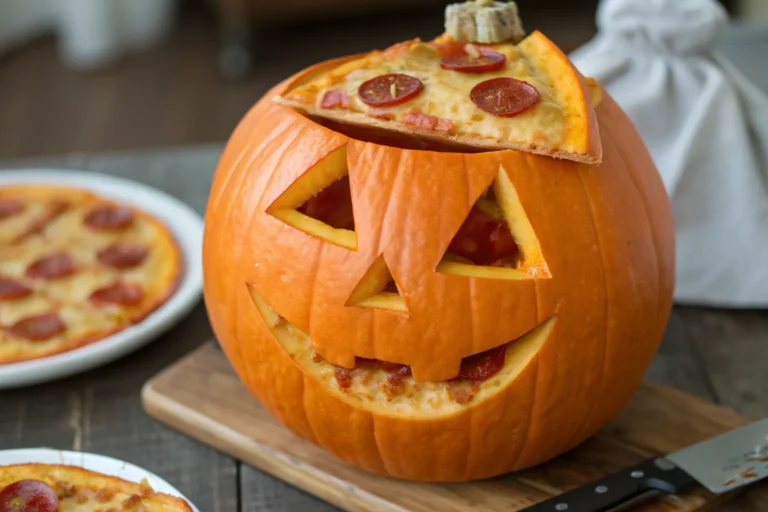 Easy Pizza-Stuffed Pumpkins – A Fun & Festive Halloween Dinner