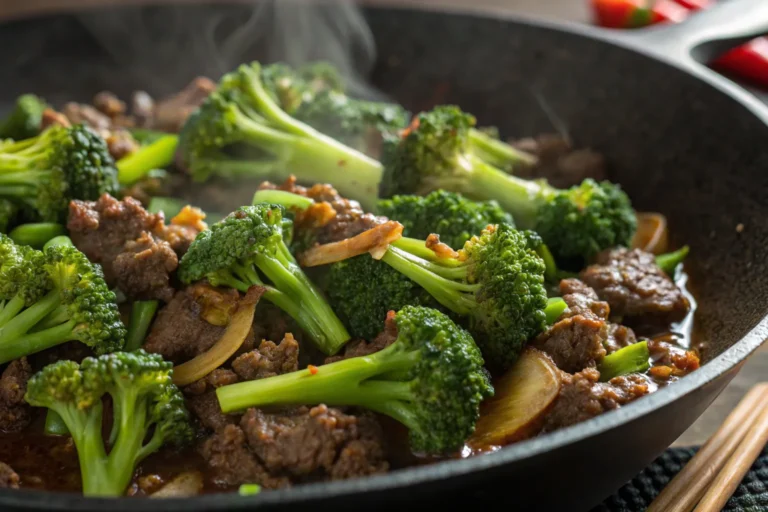 Ground Beef and Broccoli Stir-Fry