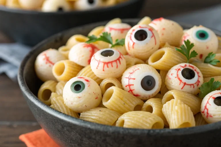 Halloween Eyeball Pasta Salad