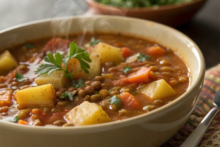 Hearty Lentil and Potato Soup