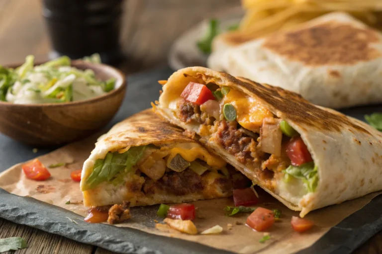 Homemade Crunchwrap Supreme