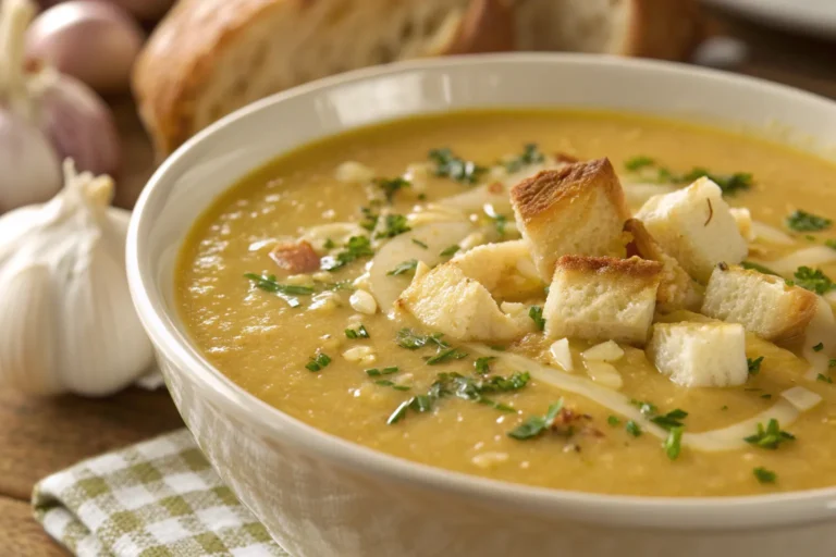 Homemade Garlic Soup