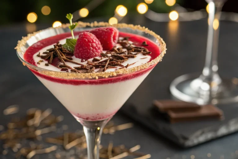 Raspberry White Chocolate Martini