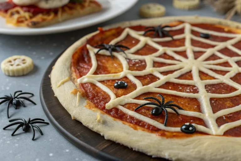Spider Web Pizza Recipe – Fun Halloween Dinner Idea