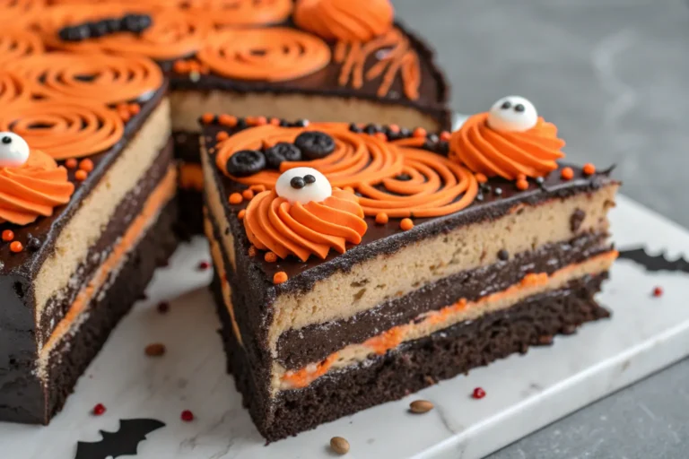 Spooky Halloween Icebox Cake