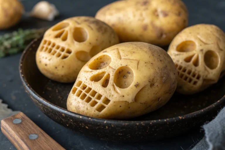 Spooky Halloween Skull Potatoes: Creepy Party Ideas for Adults