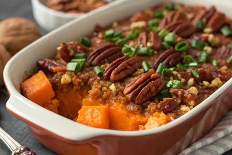 Thanksgiving Maple Sweet Potato Casserole