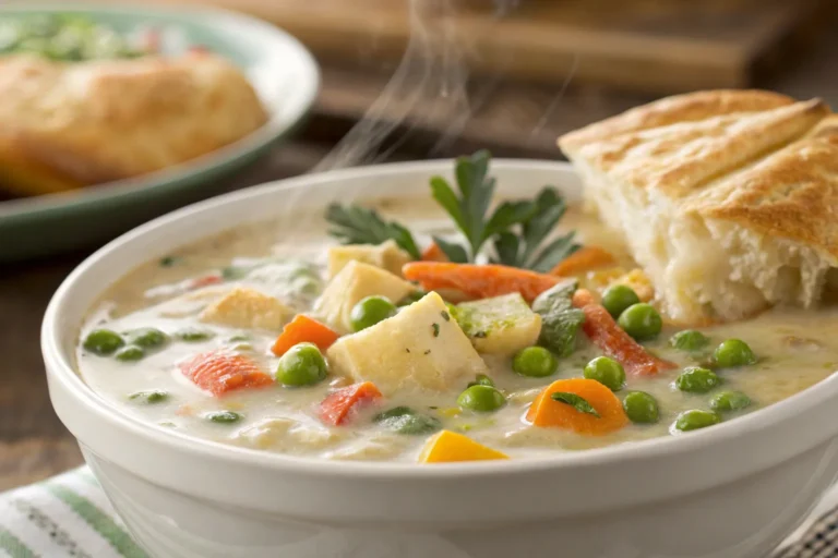 Veggie Pot Pie Soup