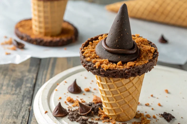 Witch Hat Cookie Cones