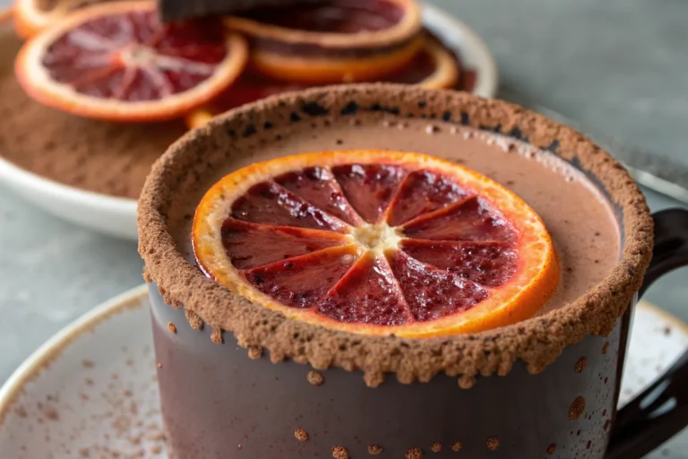 Blood Orange Hot Chocolate