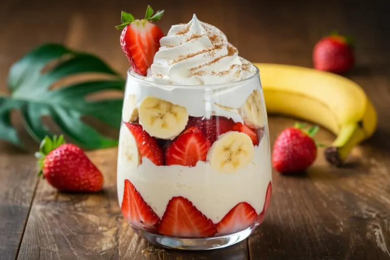 Strawberry Banana Pudding Cream