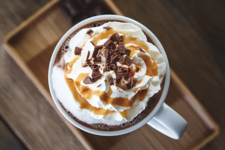 Dark Hot Chocolate With Amaretto