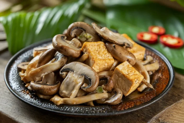 Mushroom and Tofu Stir-Fry