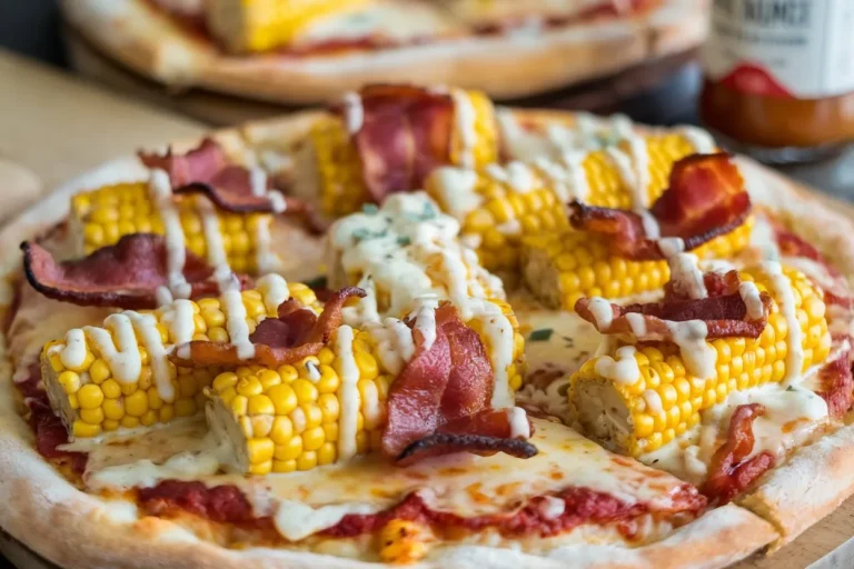 Mexican Street Corn Bacon Pizza