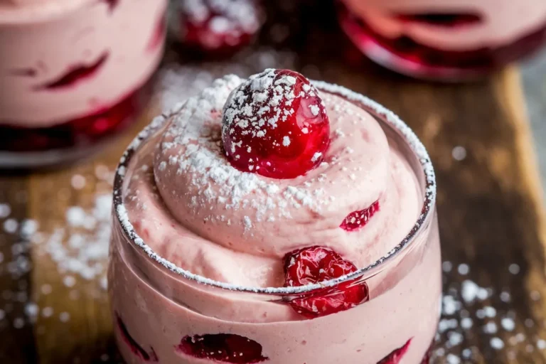 Cranberry Mousse Cups