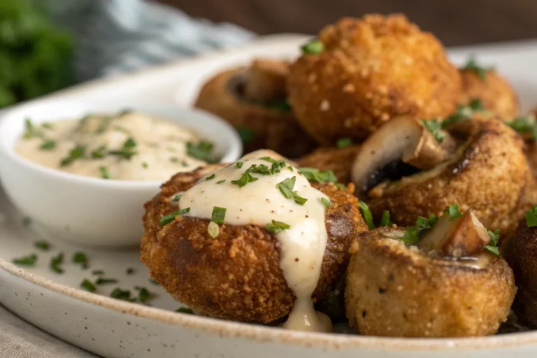 Air Fryer Ranch Mushrooms