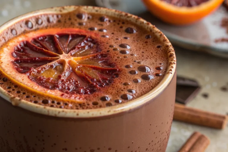 Blood Orange Hot Chocolate