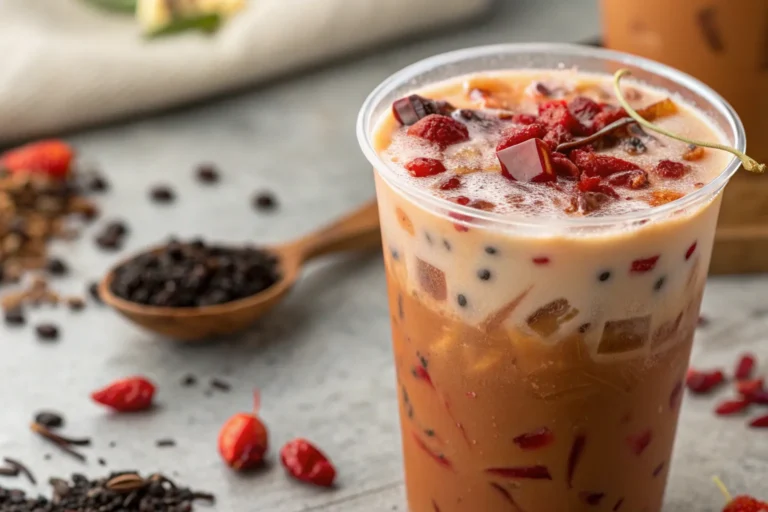 Cherry Earl Grey Milk Tea