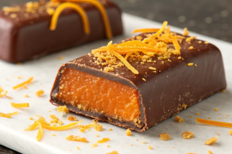 Classic Homemade Orange Candy Bar
