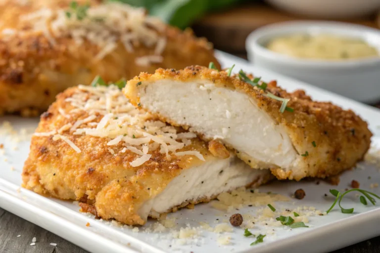 Crispy Air Fryer Parmesan Crusted Chicken