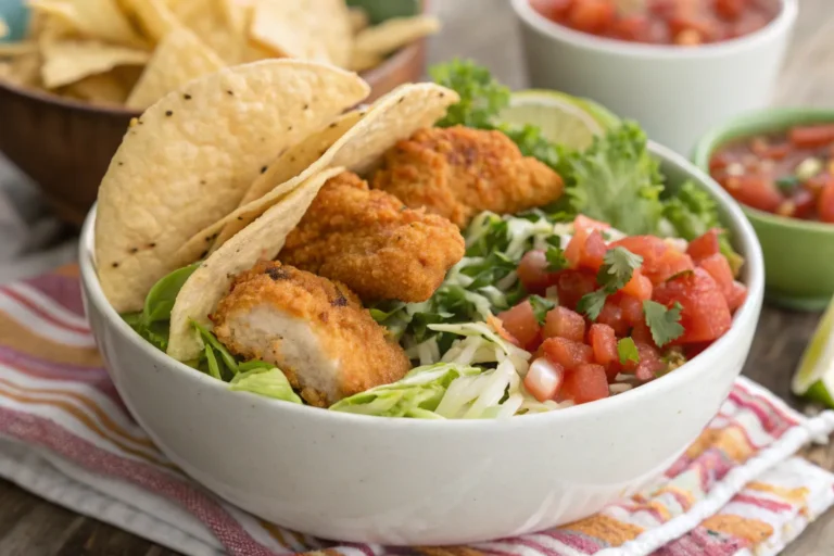 Crispy Fish Taco Bowls