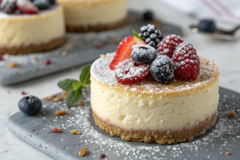 Gnome Mini Cheesecakes