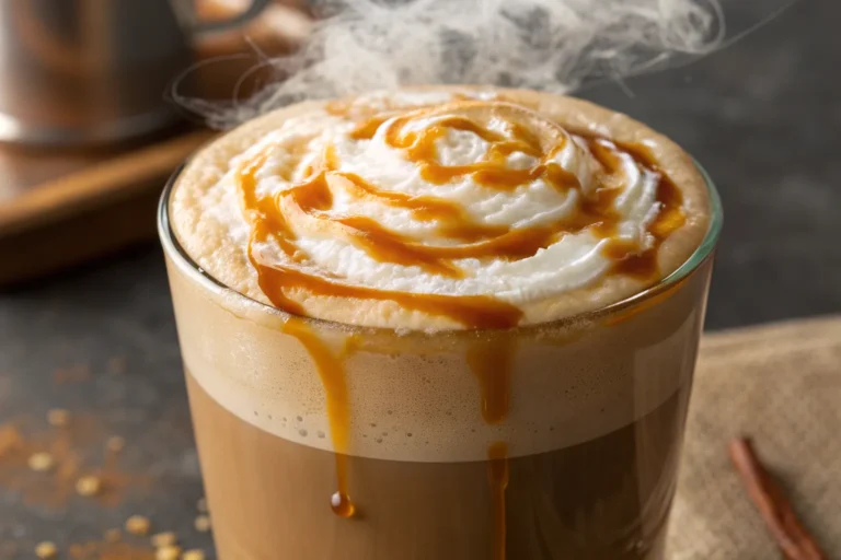 Hot Maple Brown Butter Latte