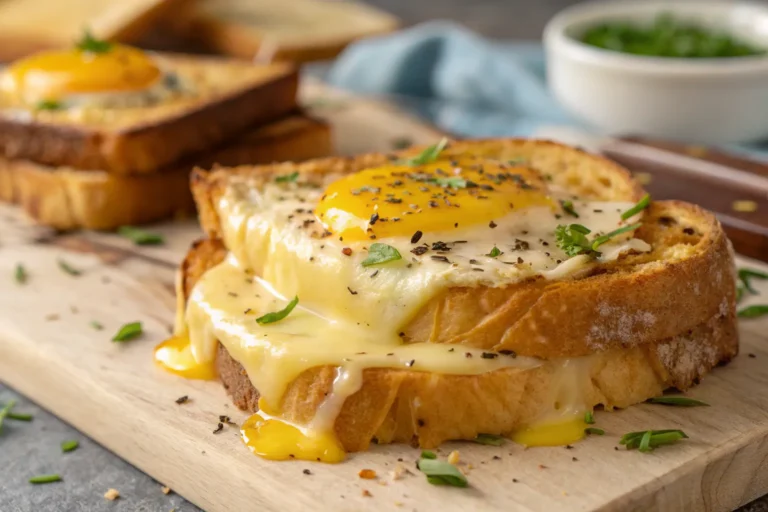 Irresistible Air Fryer Cheesy Egg Toast in 15 Minutes
