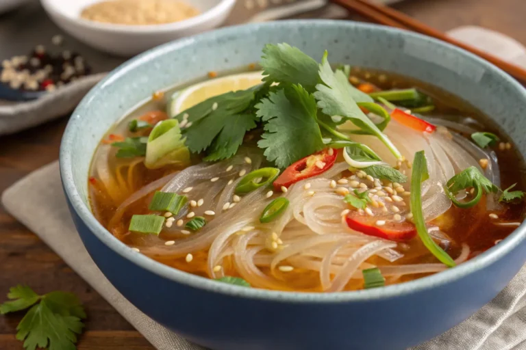 Irresistible Japanese Glass Noodle Soup to Savor