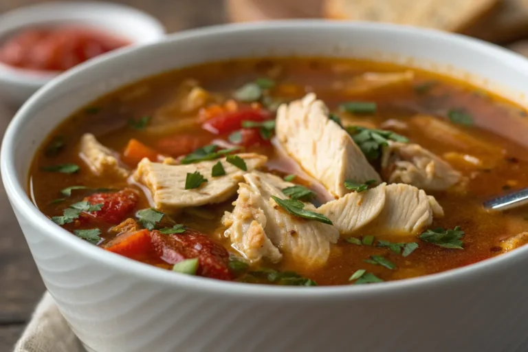 Soup With Leftover Chicken