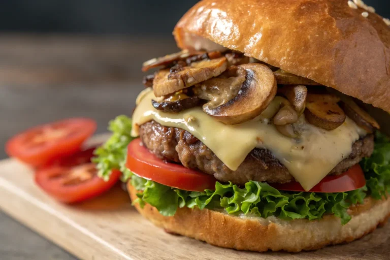 Swiss Mushroom Burgers