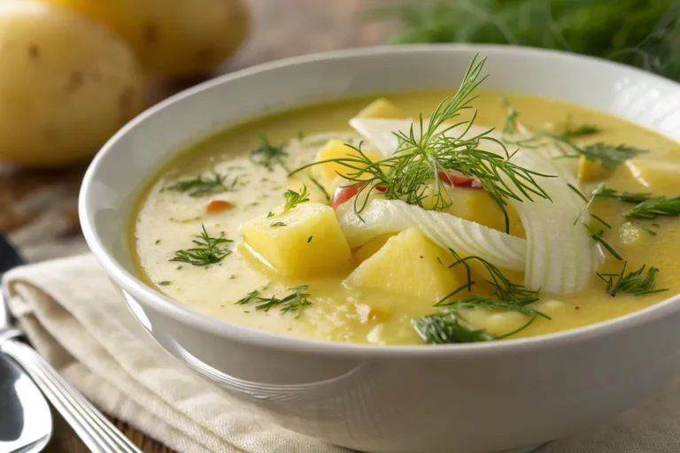 Warm Fennel and Potato Soup