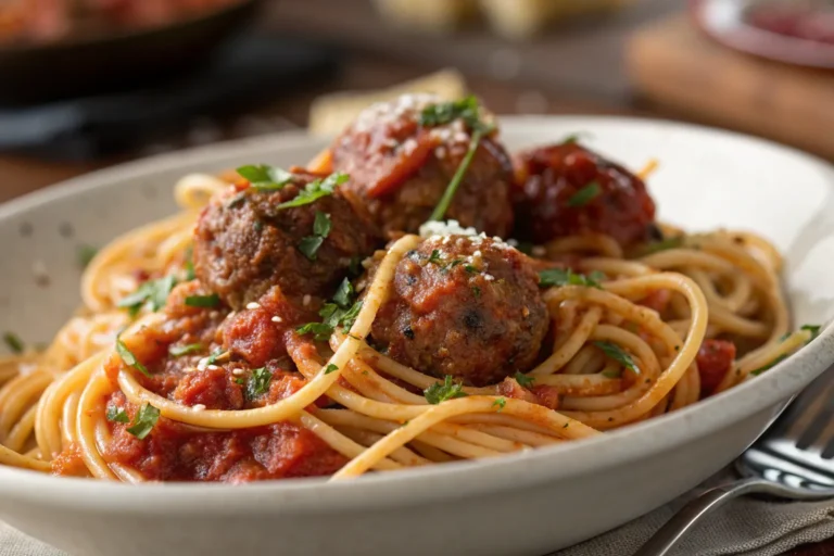 Italian Spaghetti and Meatballs