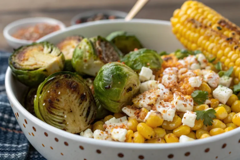 Mexican Street Corn Brussels Sprouts
