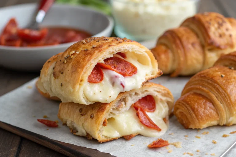 Mozzarella Pepperoni Croissant Rolls