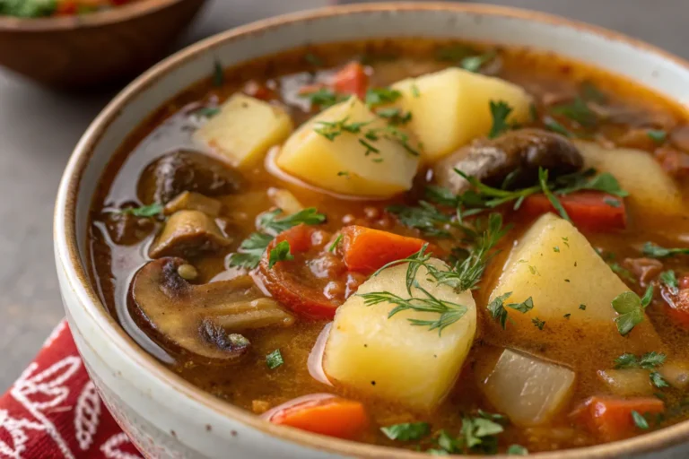 Russian Mushroom and Potato Soup