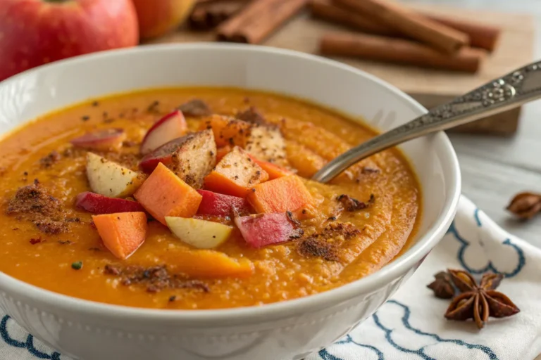 Spiced Carrot and Apple Soup