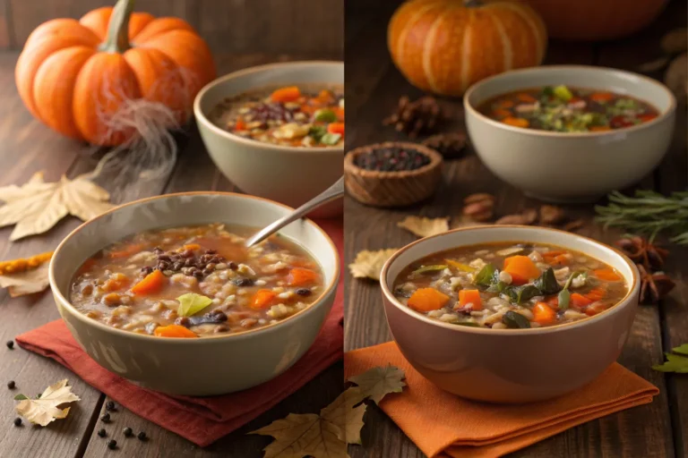 Cozy Autumn Wild Rice Soup