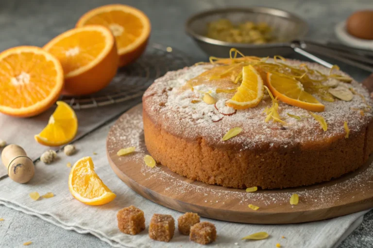 Orange Ginger Honey Cake