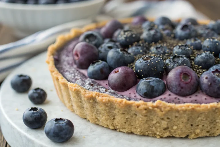 No-Bake Blueberry Chia Seed Pie: A Fresh, Wholesome Dessert
