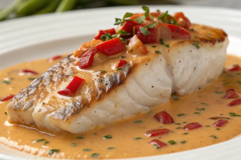Red Snapper with Creamy Creole Sauce: Elegant and Flavor-Packed